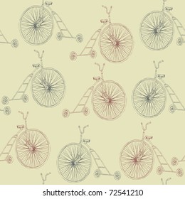 retro bicycle background