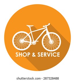 Retro Bicycle Background Vector Illustrator. EPS10