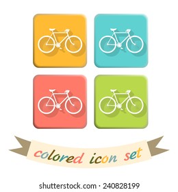 retro bicycle icon