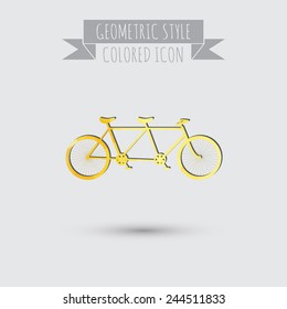 retro bicycle icon