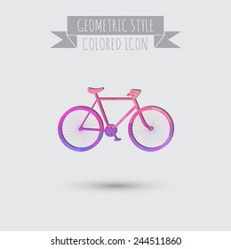 retro bicycle icon