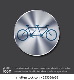 retro bicycle icon