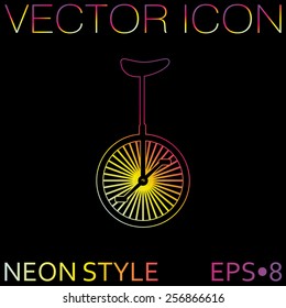retro bicycle icon