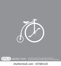 retro bicycle icon