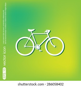 retro bicycle icon