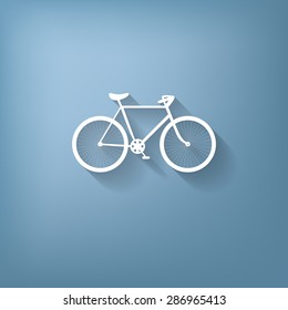 retro bicycle icon