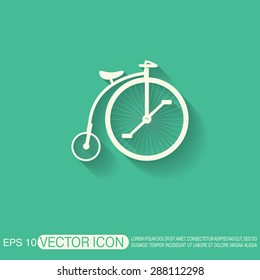 retro bicycle icon
