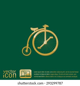 retro bicycle icon