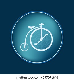 retro bicycle icon