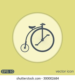 retro bicycle icon