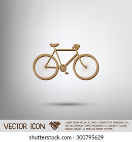 retro bicycle icon