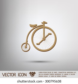 retro bicycle icon