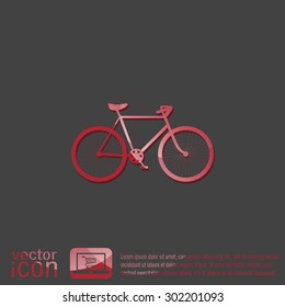 retro bicycle icon