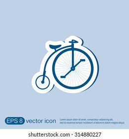 retro bicycle icon