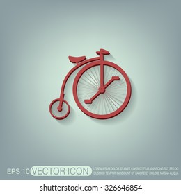 retro bicycle icon