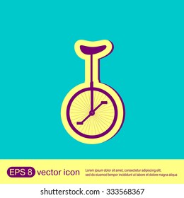retro bicycle icon