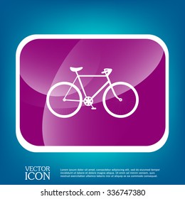 retro bicycle icon