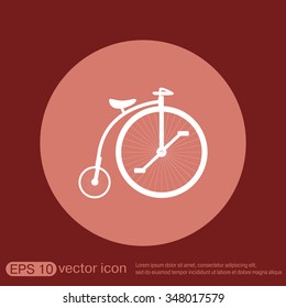 retro bicycle icon