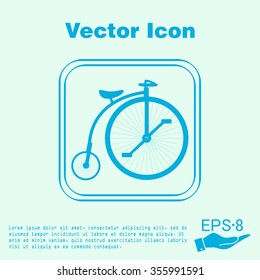 retro bicycle icon