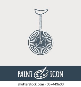 retro bicycle icon