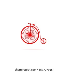 Retro Bicycle icon.