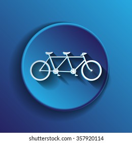 retro bicycle icon