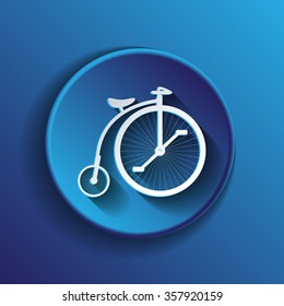retro bicycle icon