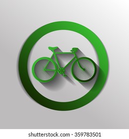 retro bicycle icon