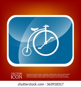 retro bicycle icon