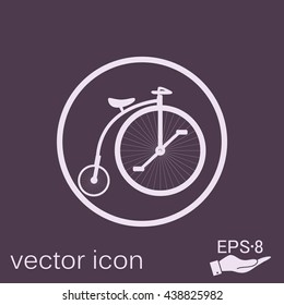 retro bicycle icon