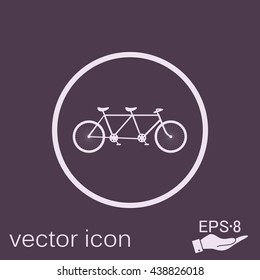 retro bicycle icon