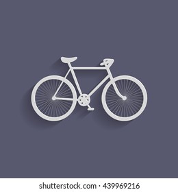retro bicycle icon