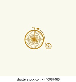 Retro Bicycle icon.