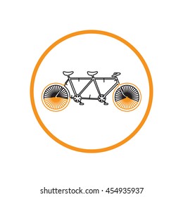 retro bicycle icon