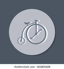 retro bicycle icon