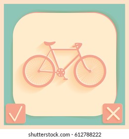 retro bicycle icon