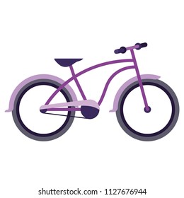 retro bicycle isolated icon