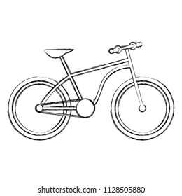 retro bicycle isolated icon