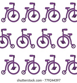 retro bicycle pattern background