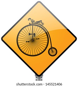 Retro Bicycle Sign