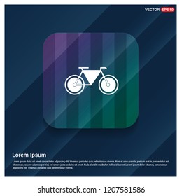 Retro bike icon - Free vector icon