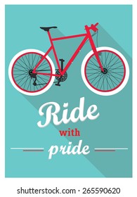 retro bike poster