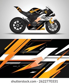 Retro bike wrap decal and vinyl sticker  
