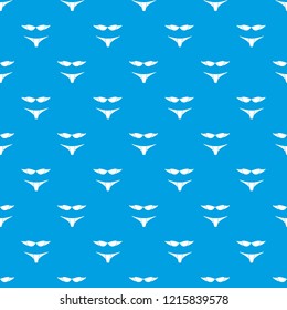 Retro bikini pattern vector seamless blue repeat for any use
