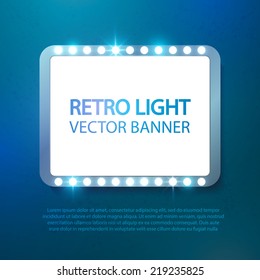 Retro Billboard. Vector illustration