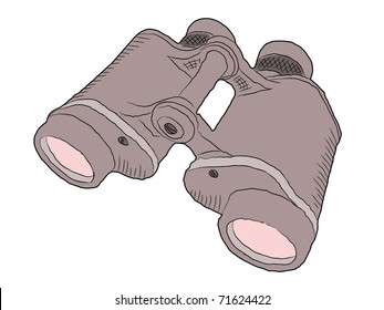 retro binoculars