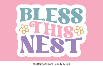 Retro Bird Stickers EPS Bundle, Single Designs