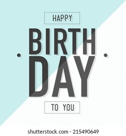 Retro birthday card