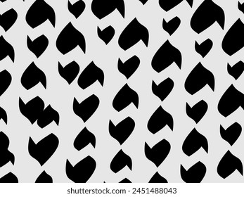 Retro black geometric pattern background, vector abstract circles, abstract art. Trendy pattern background.