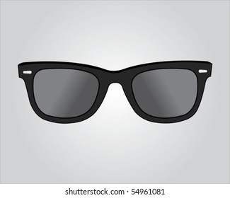 Retro black sunglasses